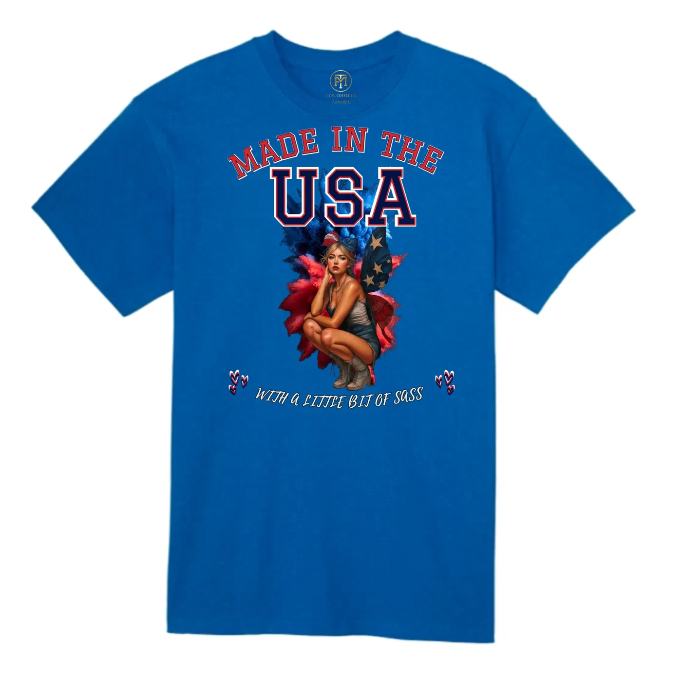 Made in the USA Pin-Up T-Shirt – Little Bit of Sass product view 4