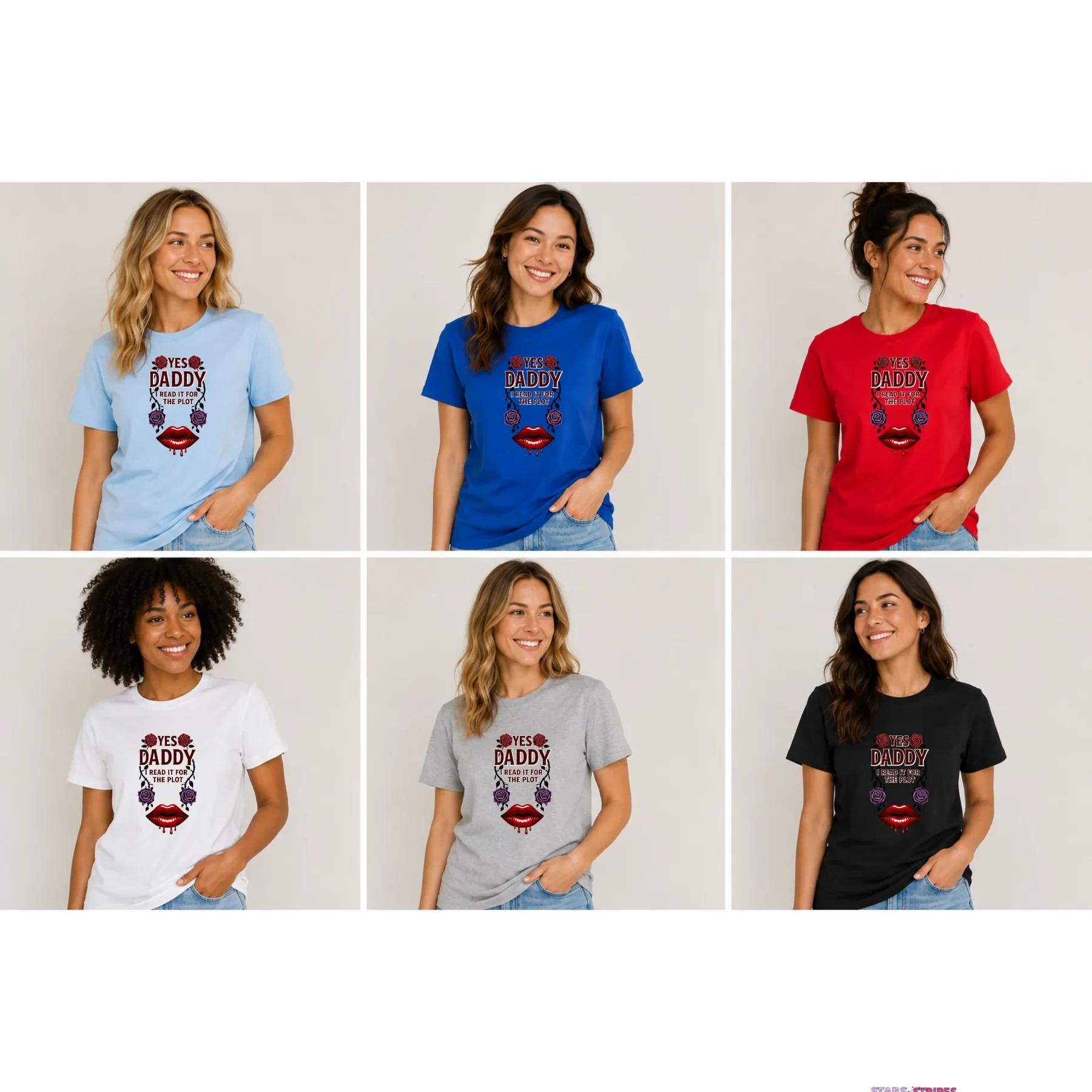 Yes Daddy I Read It for the Plot T-Shirt product view 7