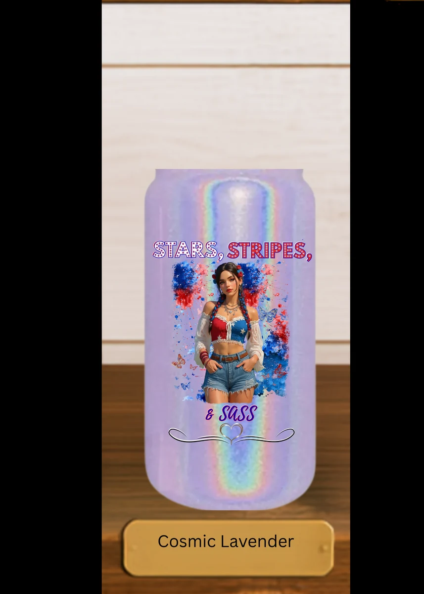 Cosmic Lavender tumbler design preview