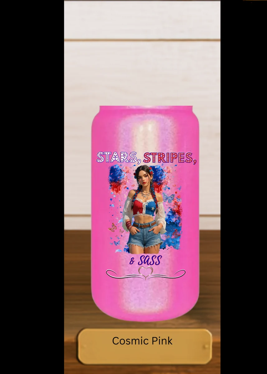 Cosmic Pink tumbler design preview